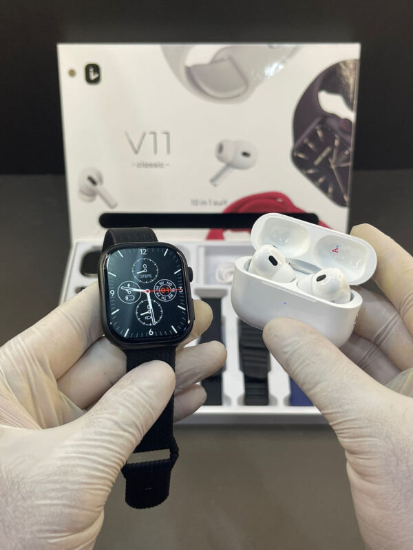 Smart Watch V11 + Airpods 5 RD Generation